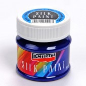 Краска по шелку Silk paint, лазурная azúrkék, 50 мл арт. 17794